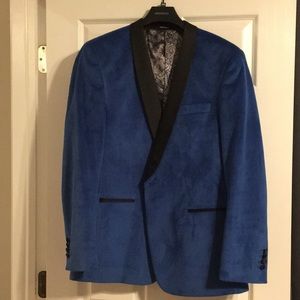 Blue Suede Men’s Sports Coat